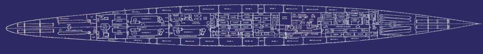 USS Threadfin Guppy Conversion Top Profile Blueprint